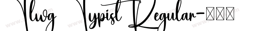 Tlwg Typist Regular字体转换